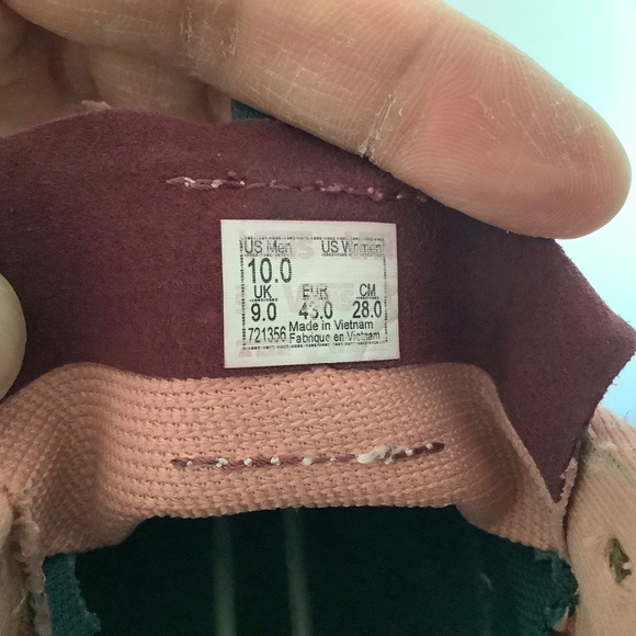 USED Mens 10/Wmns 11.5 Vans Ultrarange EXO Rose Dawn/True Wht Skateboard Shoes - Picture 7 of 7